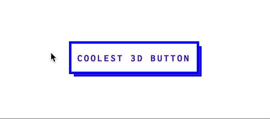 animated flat design button