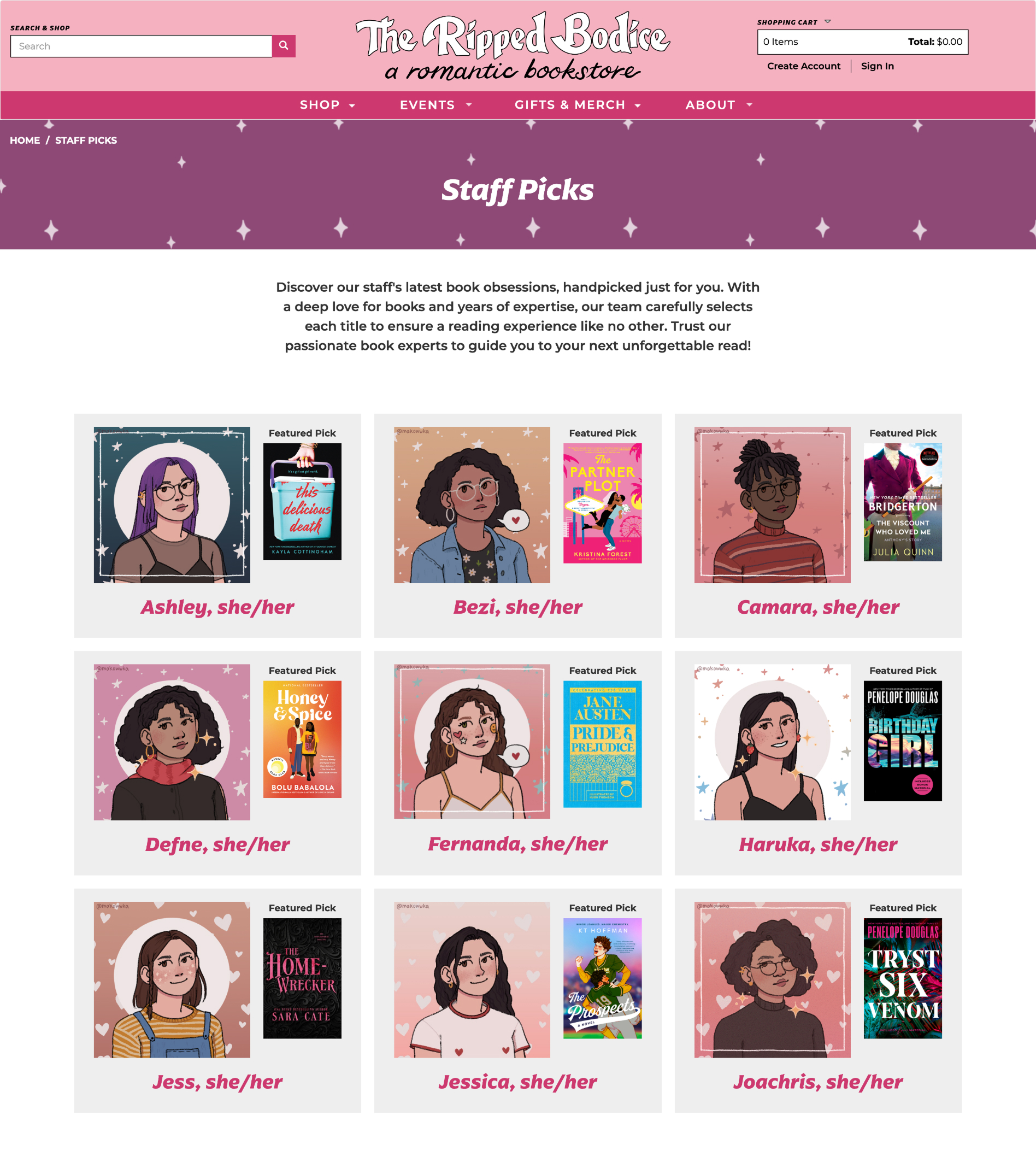 The Ripped Bodice website