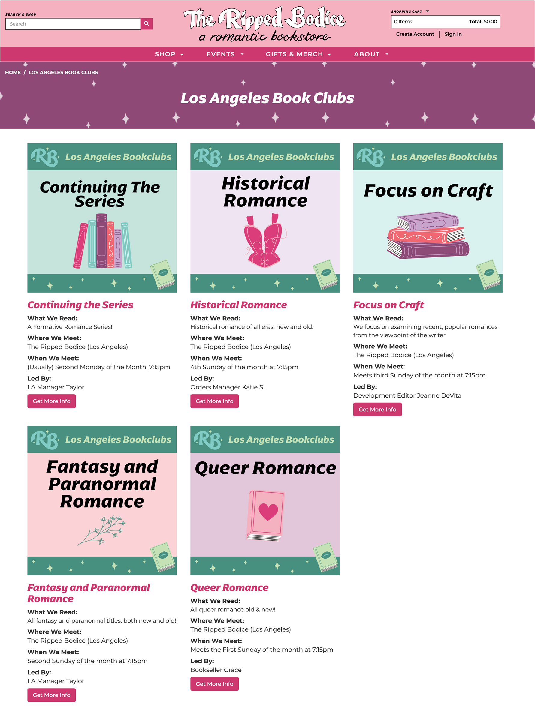 The Ripped Bodice website