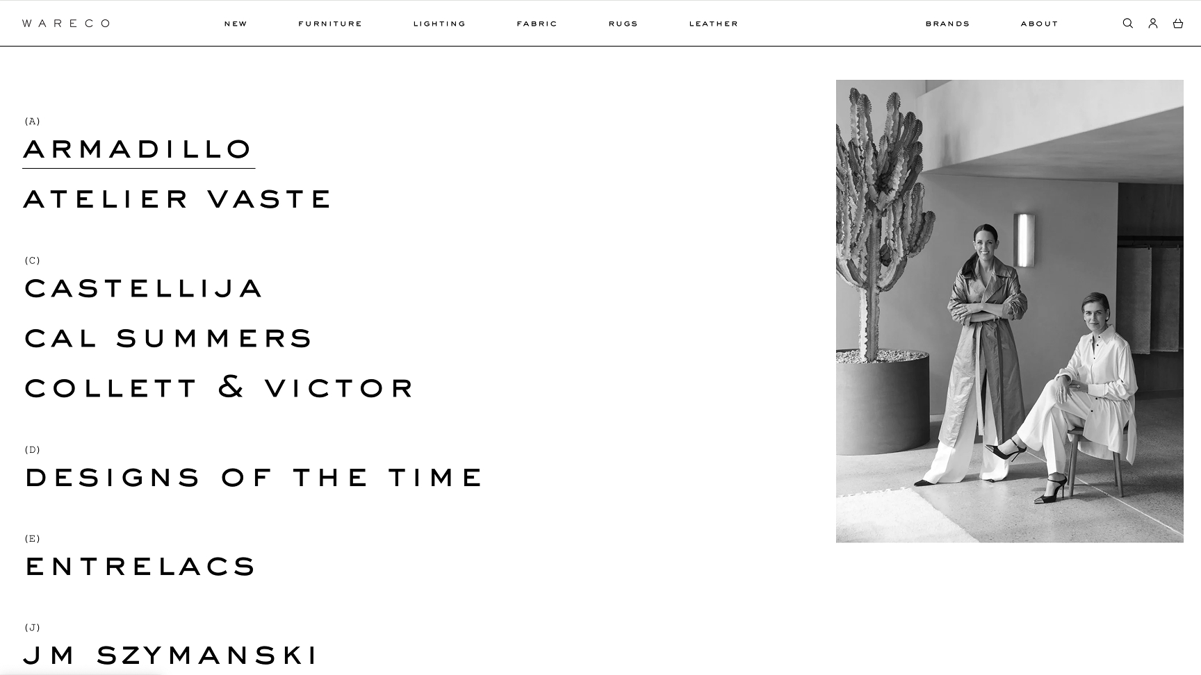 WARECO website design